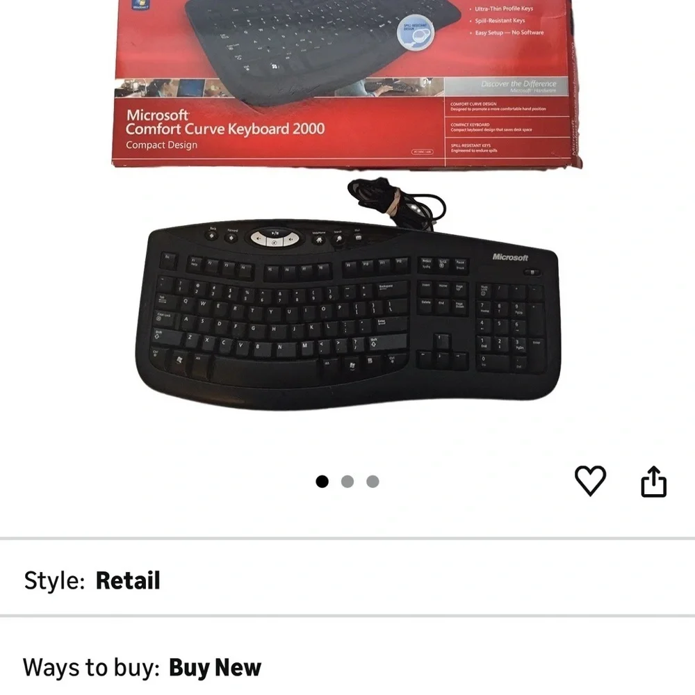 Microsoft sleek black